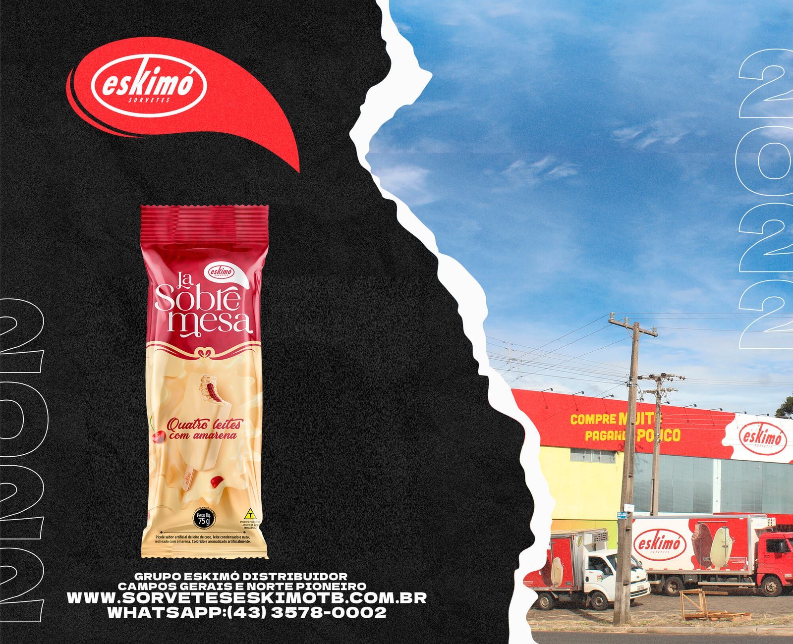 MOCKUP LA SOBREMESA Quatro leites com amarena 1